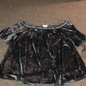 Velvet top
